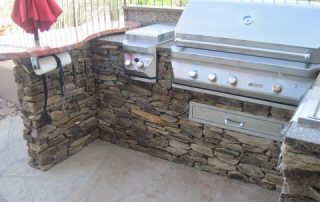 Custom Stone and Marble BBQ