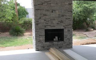 Exterior Fireplace - Modern, Stackstone