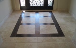 Wide Squares in entryway