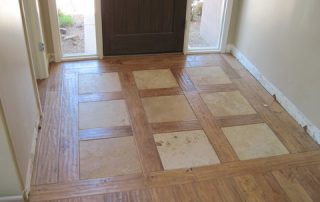 Floors Image Gallery Carefree, Hardwood Floor Tile Inlay