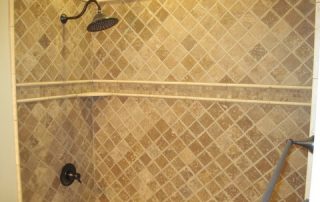 Custom shower tile